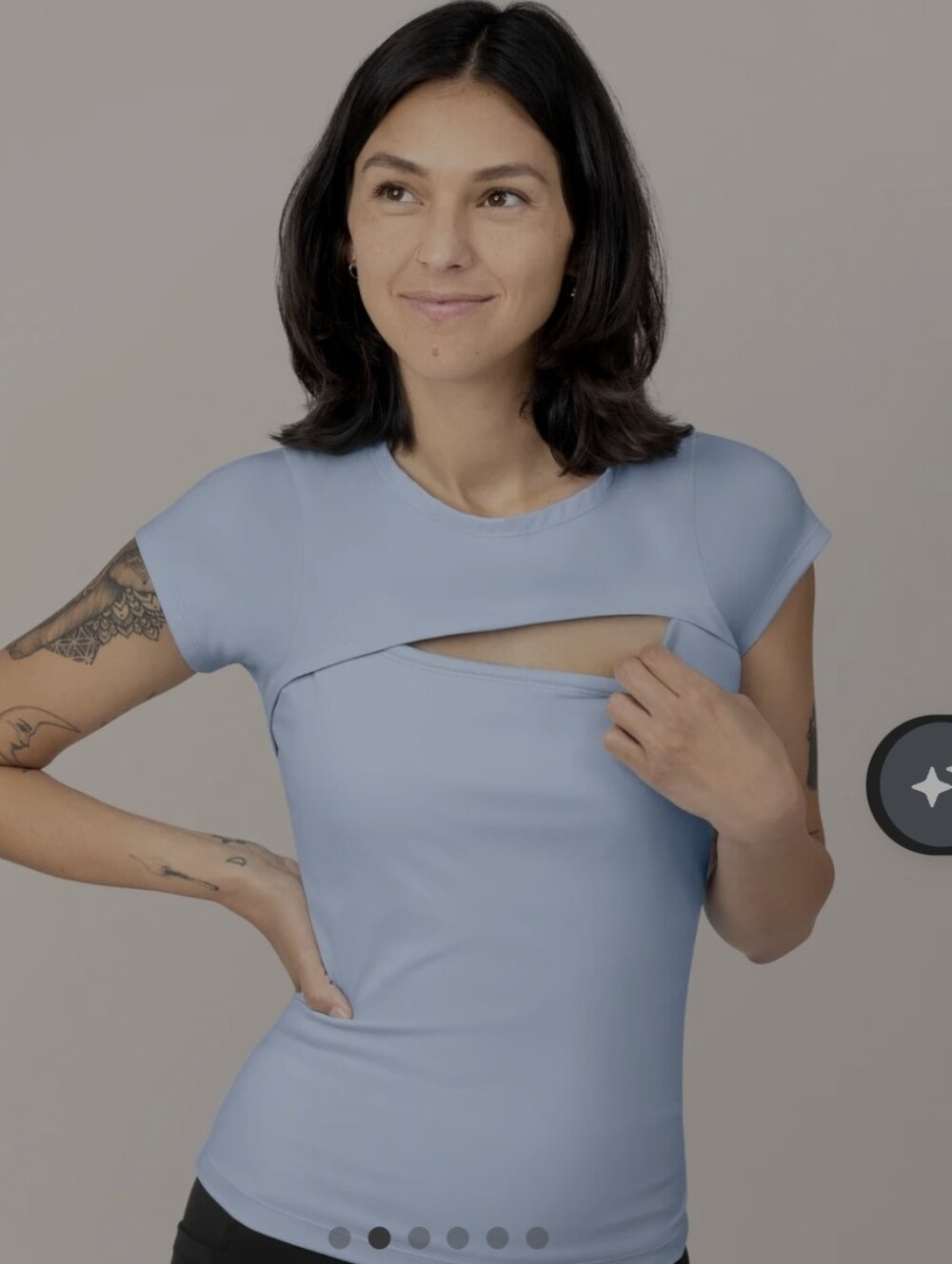 Kindred Bravely Active Cut Out Nursing Top